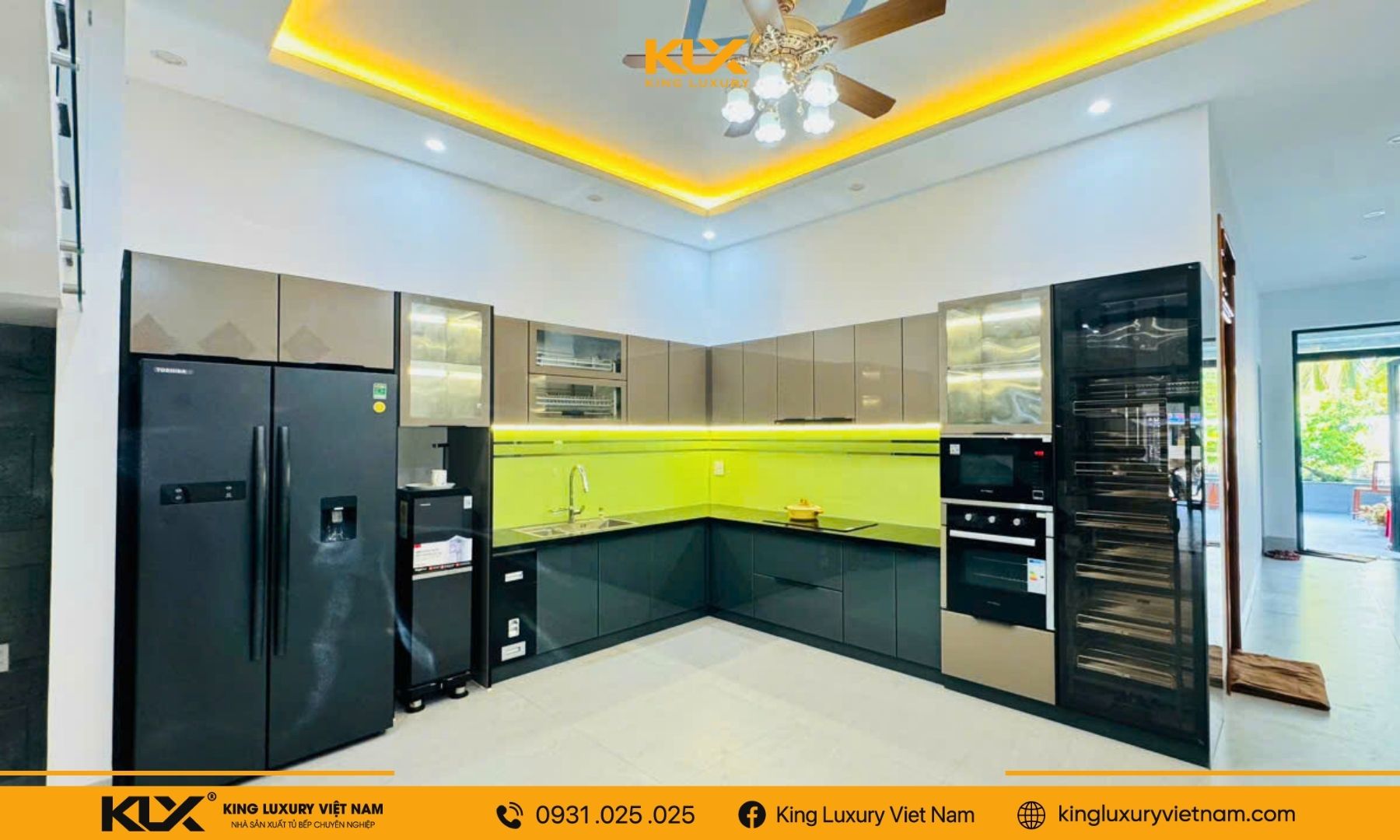 Thi Công Tủ Bếp Nhà Anh Tuấn